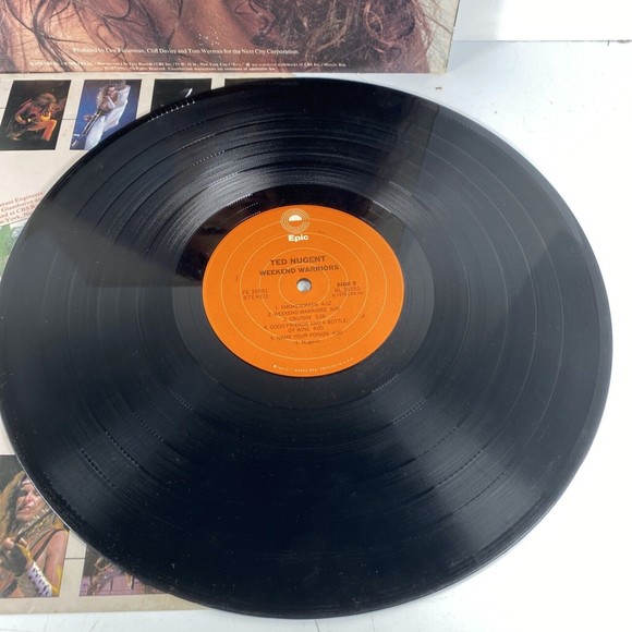 Ted Nugent - Weekend Warriors Vinyl LP - 1978 First Press - Epic FE 35551 - Picture 6 of 9